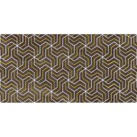 Плитка  настенная Laparet "Crystal"  декор  fractal коричневый