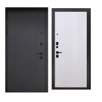 Дверь входная металлическая Дверьберг Стайл Т90/велютто бьянко К5. Фото в интернет-магазине Большой