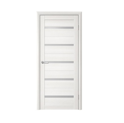 Дверь межкомнатная. Коллекция Trend Doors, модель "Тренд Т-2" (стекло мателюкс), EcoTex. Цвет лиственница белая. Фото в интернет-магазине Большой Дверь межкомнатная. Коллекция Trend Doors, модель "Тренд Т-2" (стекло мателюкс), EcoTex. Цвет лиственница белая. Фото в интернет-магазине Большой