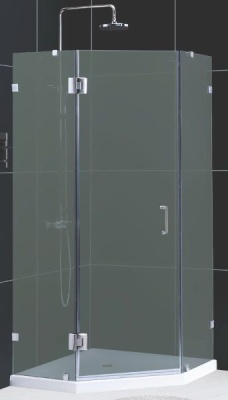 Душевой уголок трапеция RGW Серия Hotel HO-82 стекло матовое