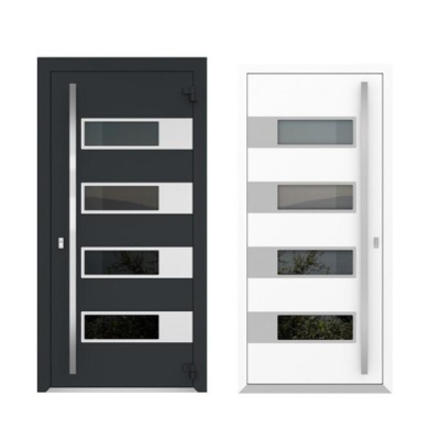 Дверь входная металлическая МетаЛюкс Boston AG 6034. Фото в интернет-магазине Большой