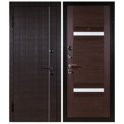 Дверь входная металлическая Бастион СД-14 эковенге. Фото в интернет-магазине Большой