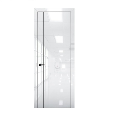 Дверь межкомнатная, глухая. INVISIBLE.  Коллекция "Платина". Модель "Pt-10"  с кромкой AL. Фото в интернет-магазине Большой