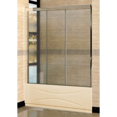 Шторка на ванну раздвижная RGW Серия Screens SC-41 стекло Шиншилла