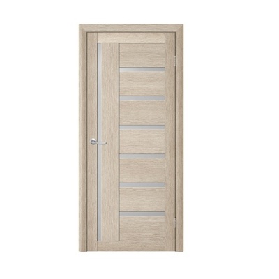 Дверь межкомнатная. Коллекция Trend Doors, модель "Тренд 3" (стекло мателюкс), EcoTex. Цвет акация кремовая. Фото в интернет-магазине Большой Дверь межкомнатная. Коллекция Trend Doors, модель "Тренд 3" (стекло мателюкс), EcoTex. Цвет акация кремовая. Фото в интернет-магазине Большой