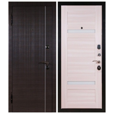 Дверь входная металлическая Бастион СД-14 сандал светлый. Фото в интернет-магазине Большой