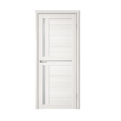 Дверь межкомнатная. Коллекция Trend Doors, модель "Тренд 5" (стекло мателюкс), EcoTex. Цвет лиственница белая. Фото в интернет-магазине Большой Дверь межкомнатная. Коллекция Trend Doors, модель "Тренд 5" (стекло мателюкс), EcoTex. Цвет лиственница белая. Фото в интернет-магазине Большой