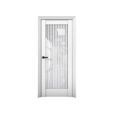 Дверь межкомнатная, остекленная. Коллекция "Никель". Модель "Ni-4". Фото в интернет-магазине Большой