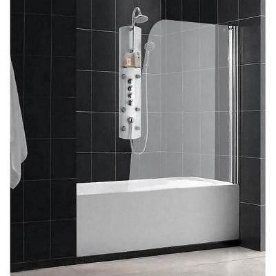 Шторка на ванну распашная маятниковая RGW Серия Screens SC-36 стекло матовое