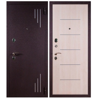 Дверь входная металлическая Бастион СД-15 дуб филадельфия графит. Фото в интернет-магазине Большой