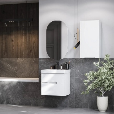 Мебель для ванной комнаты Акватон. Коллекция "Оливия" белый