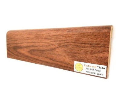 Плинтус МДФ TeckWood Ясный орех 75*16*2150 мм