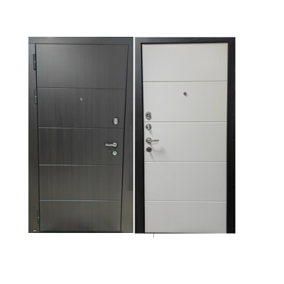 Дверь входная металлическая СТР Оптима Лайт/дарк. Фото в интернет-магазине Большой