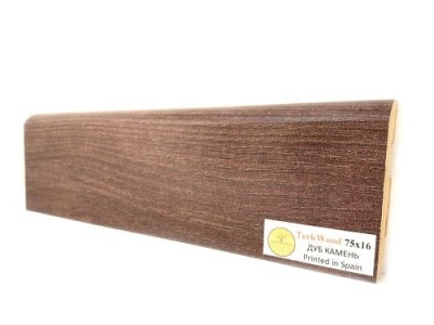Плинтус МДФ TeckWood Дуб Камень 75*16*2150 мм