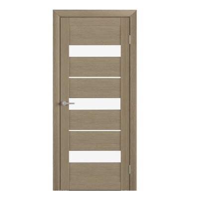 Дверь межкомнатная. Коллекция Trend Doors, модель "Тренд 7" (стекло белое), EcoTex. Цвет лиственница латте. Фото в интернет-магазине Большой Дверь межкомнатная. Коллекция Trend Doors, модель "Тренд 7" (стекло белое), EcoTex. Цвет лиственница латте. Фото в интернет-магазине Большой