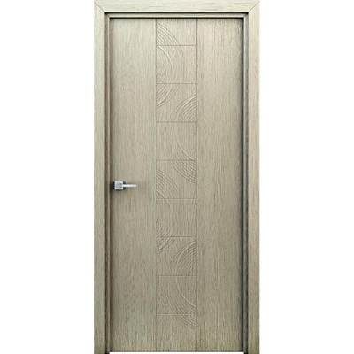 Дверь межкомнатная, глухая. Модель Сатурн. Цвет капучино. Фото в интернет-магазине Большой