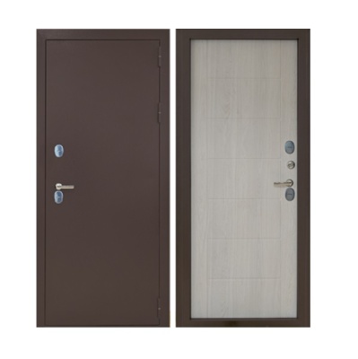 Дверь входная металлическая Дверьберг Терма Астана милки. Фото в интернет-магазине Большой