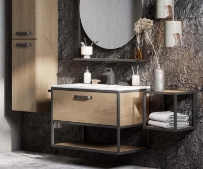 Мебель для ванной комнаты Акватон. Коллекция "Лофт фабрик"