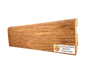 Плинтус МДФ TeckWood Дуб Краст 75*16*2150 мм