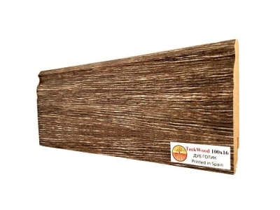 Плинтус МДФ TeckWood Дуб Готик 100*16*2150 мм