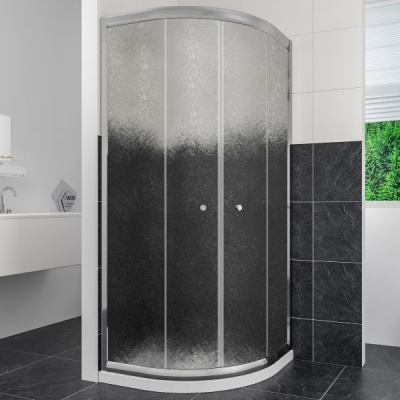 Душевой уголок полукруглый RGW Серия Classik CL-51 стекло Шиншилла