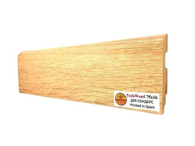Плинтус МДФ TeckWood Дуб Сондерс 75*16*2150 мм