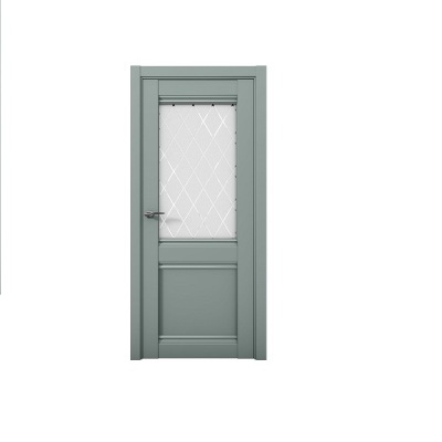 Дверь межкомнатная, остекленная. Коллекция "Кобальт". Модель "Со-12". Фото в интернет-магазине Большой