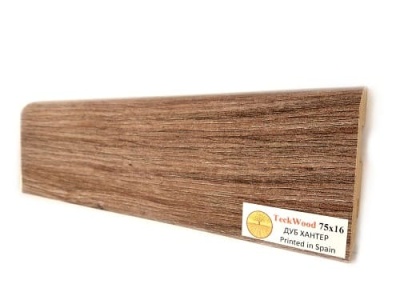 Плинтус МДФ TeckWood Дуб Хантер 75*16*2150 мм