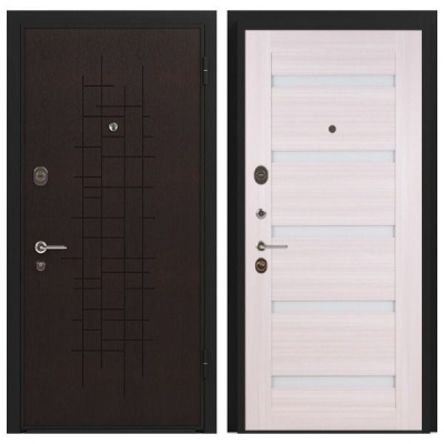 Дверь входная металлическая Бастион СД-24 сандал светлый. Фото в интернет-магазине Большой