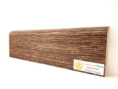 Плинтус МДФ TeckWood Дуб Антик 75*16*2150 мм