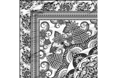 Плитка напольная Click Ceramica "Calacatta" Roseton