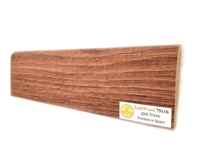 Плинтус МДФ TeckWood Дуб Техас 75*16*2150 мм