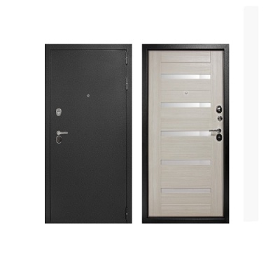 Дверь входная металлическая Дверной Континент Рубикон белая лиственница (царга). Фото в интернет-магазине Большой Дверь входная металлическая Дверной Континент Рубикон белая лиственница (царга). Фото в интернет-магазине Большой