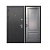 Дверь входная металлическая Дверная биржа Цитадель Толстяк букле черный/серый ясень эмаль. Фото в интернет-магазине Большой