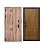 Дверь входная металлическая Дверьберг Вертикаль WOOD/дуб сиена К2. Фото в интернет-магазине Большой