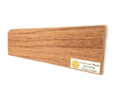 Плинтус МДФ TeckWood Дуб Гранд 75*16*2150 мм