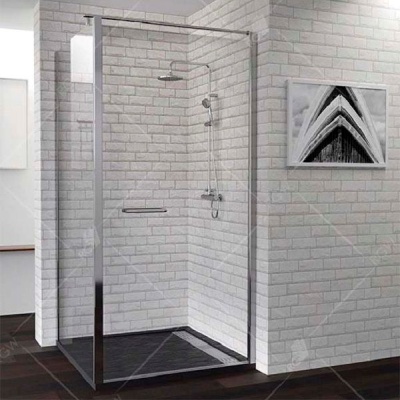 Душевой уголок прямоугольный RGW Серия Passage PA-48 стекло Шиншилла