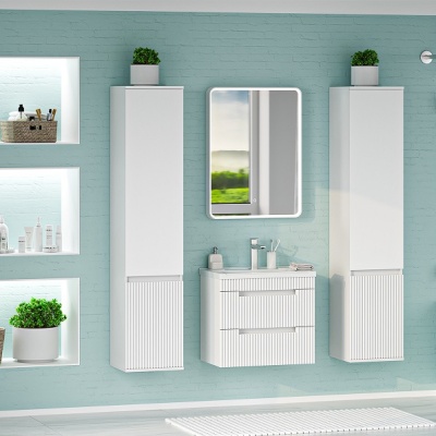 Мебель для ванной комнаты Brevita. Коллекция "Ariana" белый