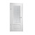Дверь межкомнатная. Коллекция Галерея, модель "Эрмитаж 1" (стекло Галерея), Vinyl. Цвет белый. Фото в интернет-магазине Большой