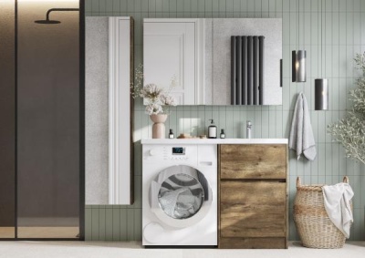 Мебель для ванной комнаты Акватон. Коллекция "Лондри" белый