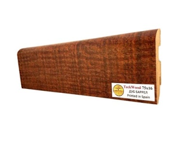 Плинтус МДФ TeckWood Дуб Баррел 75*16*2150 мм