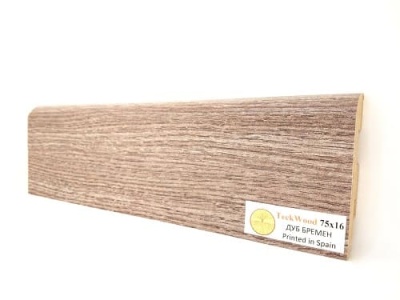Плинтус МДФ TeckWood Дуб Бремен 75*16*2150 мм
