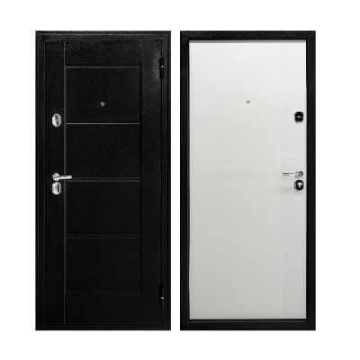 Дверь входная металлическая Дверной Континент Форпост 75 металл/ МДФ бук светлый. Фото в интернет-магазине Большой