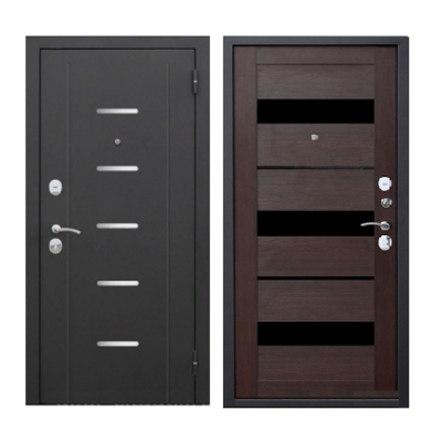 Дверь входная металлическая Дверная биржа Цитадель 7,5см Гарда муар/темный кипарис царга. Фото в интернет-магазине Большой