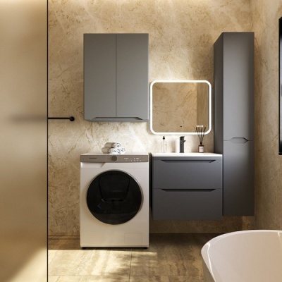 Мебель для ванной комнаты Style Line. Коллекция "Марелла" серый