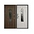 Дверь входная металлическая Дверной Континент Лион (ковка+стеклопакет) альберо браш. Фото в интернет-магазине Большой