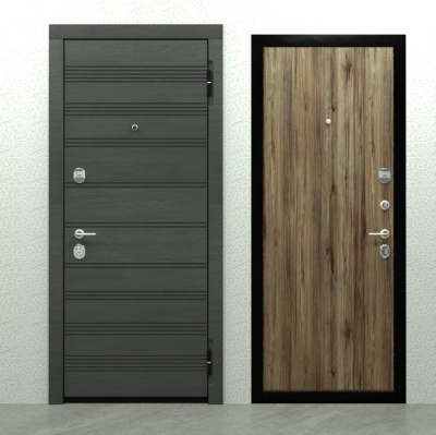 Дверь входная металлическая Бастион СД-30 дуб бомонд. Фото в интернет-магазине Большой