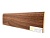 Плинтус МДФ TeckWood Темный орех 75*16*2150 мм
