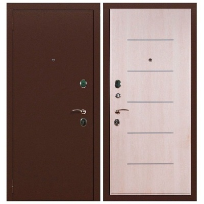 Дверь входная металлическая Бастион СД-2 дуб филадельфия крем. Фото в интернет-магазине Большой